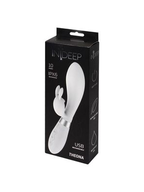 Rechargeable Vibrator Indeep Theona White