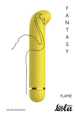 Rechargeable vibrator Fantasy Flamie Yellow