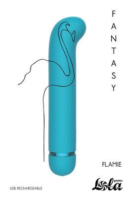 Rechargeable vibrator Fantasy Flamie Blue