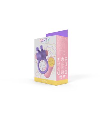 Riny vibrating ring w/ lilac silicone usb controller