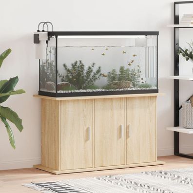 vidaXL Aquariumständer Sonoma-Eiche 101x41x58 cm Holzwerkstoff