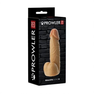 Prowler RED Realistic Dildo With Suction Base 8 inch