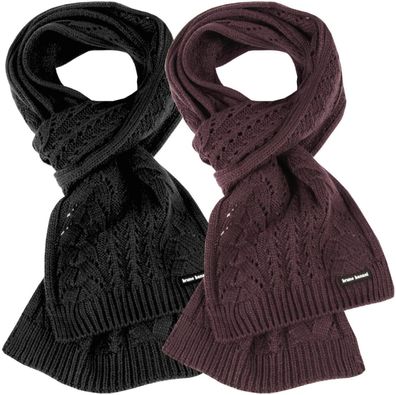 Bruno Banani" Strickschal Damenschal Halstuch Umschlagtuch Schal Strick Winter