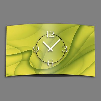 Abstrakt lemon Designer Wanduhr modernes Wanduhren Design leise kein ticken dixt