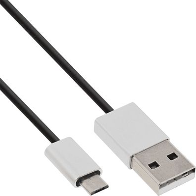 InLine Micro USB 2 0 Anschlusskabel flexibel 5 Meter langes Kabel