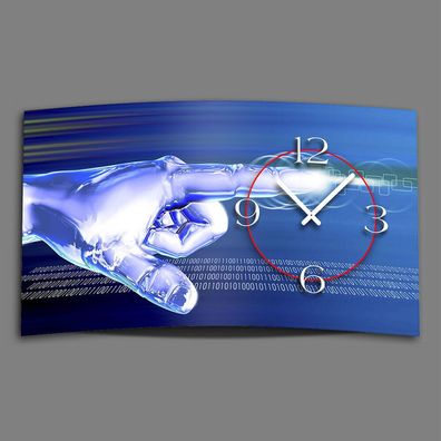 Digital Designer Art Hand Designer Wanduhr modernes Wanduhren Design leise kein