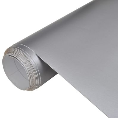 vidaXL Autofolien 2 Stk. Matt-Silber 100x150 cm+50x150 cm