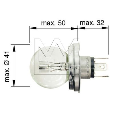 Glühlampe - Vgl. Nr. BOSCH 1987302421 / HELLA 8GD002088251 / OSRAM 7952