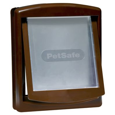 PetSafe Haustiertür 2-Wege 755 Mittelgroß 26,7x22,8 cm Braun