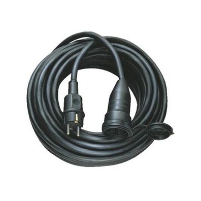 Gummi-Verlaengerungskabel IP44 10m