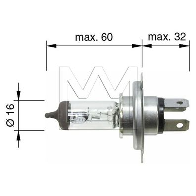 Glühlampe - Vgl. Nr. BOSCH 1987302441 / OSRAM 64196 / DB AG 679052