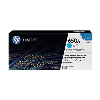 HP Cartridge No 650A HP650A HP 650A Cyan (CE271A)