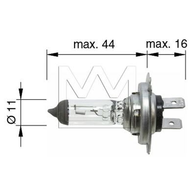 Glühlampe - Vgl. Nr. BOSCH 1987302471 / HELLA 8GH007157241 / OSRAM 64215