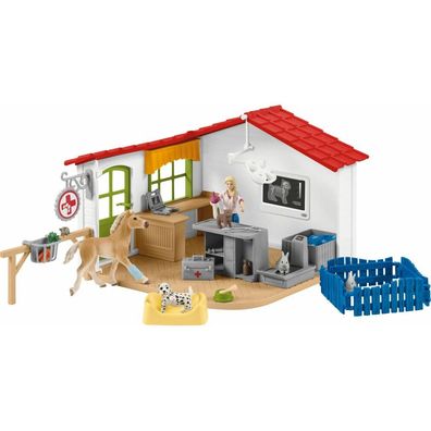 Schleich Tierarzt-Praxis TierarztPraxis mit Haustieren (42502)