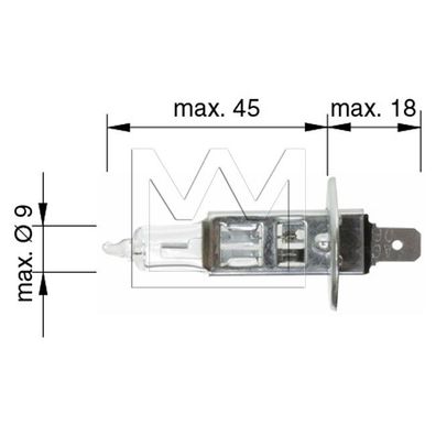 Glühlampe - 12V - Vgl. Nr. OSRAM 64150 / ERMAX AL12258 / Europart 0002089131