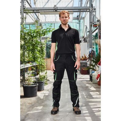 James & Nicholson® JN847 Workwear Pants Mit hochwertigen Details