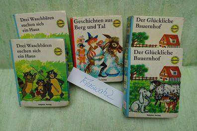 Delphin Goldene Happy Bücher Geschichten aus Berg Tal glückliche Bauernhof Waschbären