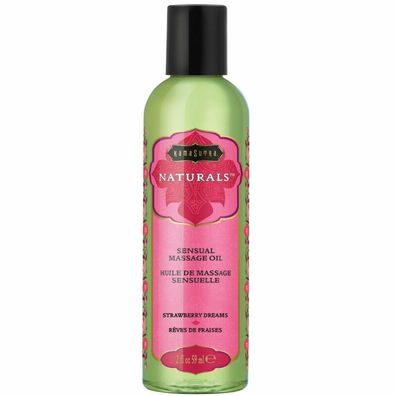 KamaSutra Naturals Massage Oil Strawberry Dreams, 59ml