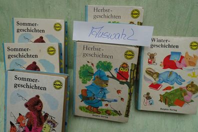 Delphin Goldene Happy Bücher Jackson Richard Scarry Sommer- Herbst- Wintergeschichten