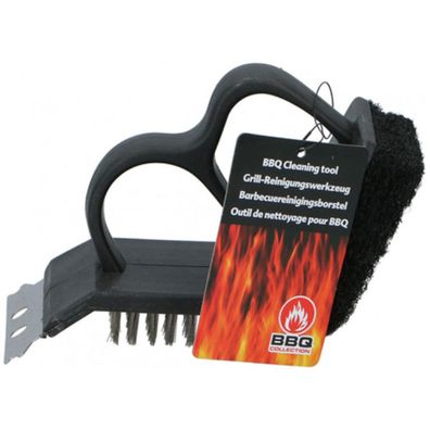 Grillreinigungsbürste mit 3 Reinigungselementen