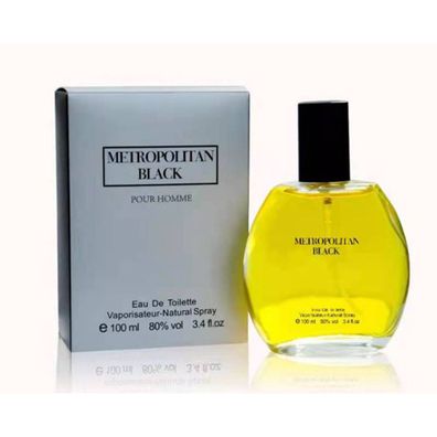 Herren Parfum Metropolitan Black Eau de Toilette Inhalt ca. 100ml