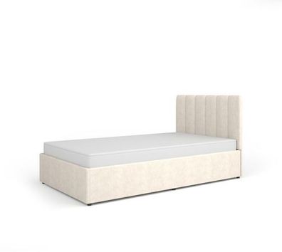 BETTSO Schlafzimmer Polsterbett MOSSA 120x200 Beige