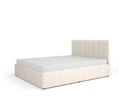 BETTSO Schlafzimmer Polsterbett MOSSA 160x200 Beige