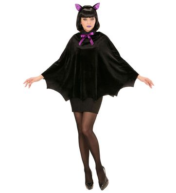 Fledermaus Poncho mit Ohren