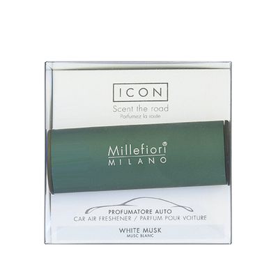 Millefiori Icon Classic White Musk Autoduft grün