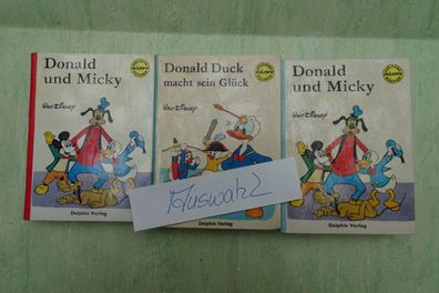 Delphin Goldene Happy Bücher Donald Duck Micky sucht sein Glück