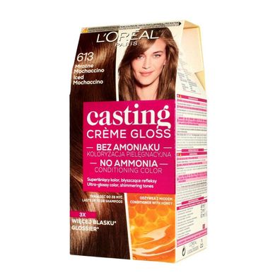 L'Oréal Professionnel Casting Creme Gloss Cremefarbe Nr. 613 Frosty Mochaccino 1op