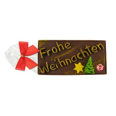 Marzipantafel "Frohe Weihnachten"