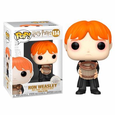 Funko POP Filme: Harry Potter S10 - Ron kotzt Schnecken mit Eimer