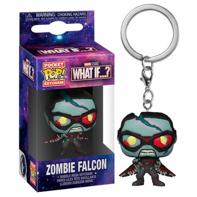 Funko POP Schlüsselanhänger: Marvel Was wäre wenn S2- Zombie Falcon