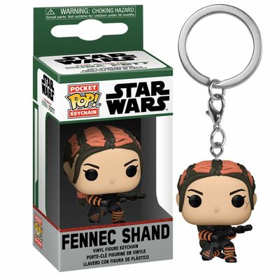 Funko POP Schlüsselanhänger: Star Wars BOBF - Fennec Shand