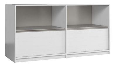 Kommode Schrank In Verschiedenen Farben 2 Schubladen Anrichte Highboard Kommoden