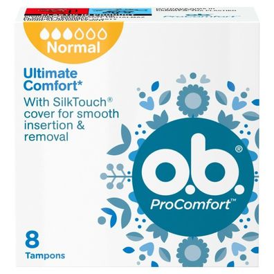 O.B. ProComfort Ultimate Normal Komfort Tampons 1p.-8St