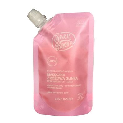 Face Boom Rosa Tonerde Entgiftende und beruhigende Maske 40g