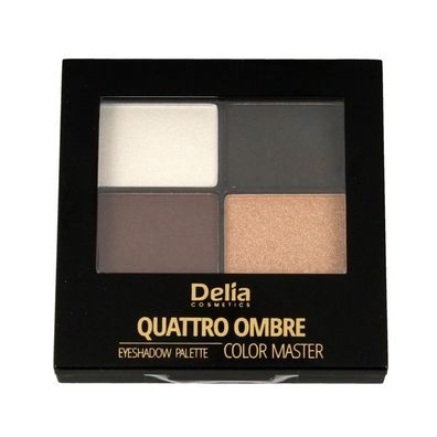 Delia Cosmetics Color Master Quattro Ombre Lidschatten Nr. 404 Golden