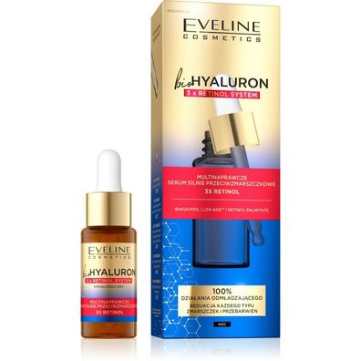 Eveline bioHYALURON 3xRetinol System Multinaparative Serum