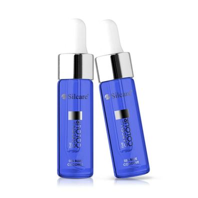 Silcare Der Garten der Farbe Nagelöl Kokosnuss Meer blau 15ml