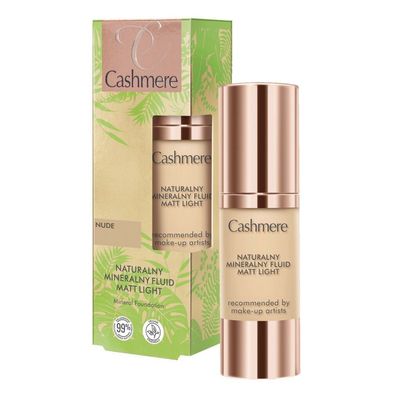 Cashmere Natural Mineral Fluid Matt Light - Nude 30ml