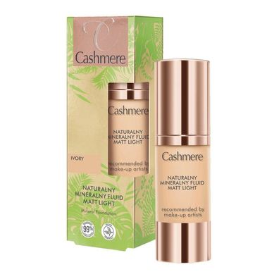 Cashmere Natural Mineral Fluid Matt Light - Elfenbein 30ml