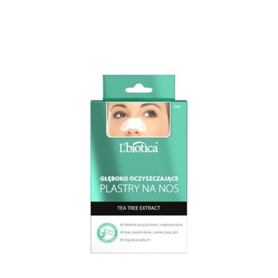 L`BIOTICA Tiefenreinigendes Nasenpflaster - Teebaumextrakt 1p.-3pcs