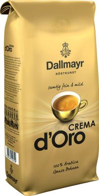 Dallmayr 534945002 Kaffee Crema d´Oro - fein und Mild, 100% Arabica, 1.000 g