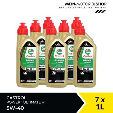 Castrol Power 1 Ultimate 4T 5W-40 7x1 Liter