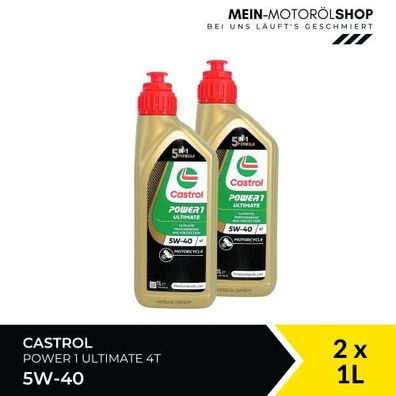 Castrol Power 1 Ultimate 4T 5W-40 2x1 Liter