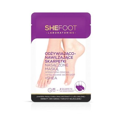 Shefoot Nourishing & Moisturising Mask Socks Soaked 1op. - 1 Paar