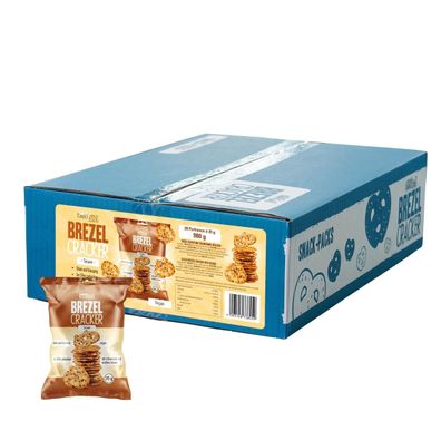 Hellma 70103845 Gebäck Brezel Cracker Sesam - 28x 35 g