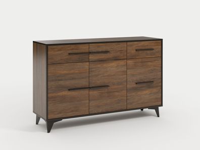 Kommode Designer Kommoden Kommodenschrank Schrank Design Holz Regal Braun